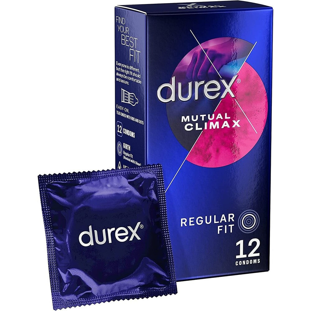 Durex Mutual Climax Regular Fit Condoms 12 Pack